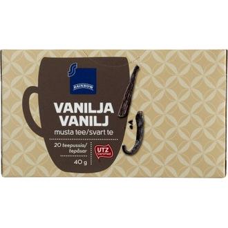 Rainbow vaniljalla maustettu musta tee 40g/20ps