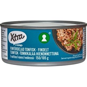 Xtra 150/105g tonnikalaa hienonnettuna vedessä