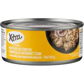 Xtra 150/105g tonnikalaa hienonnettuna auringonkukkaöljyssä