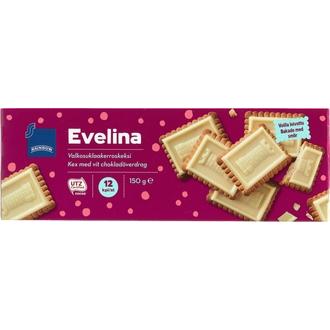 Rainbow 150G Evelina Valkosuklaakerroskeksi