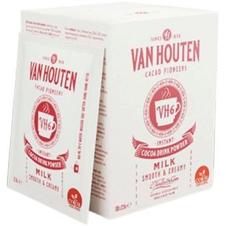 10x23g Van Houten Dream Choco Drink kaakaojuomajauhe kerta-annospusseissa