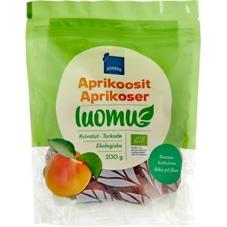 Rainbow 200g kuivatut aprikoosit, luomu