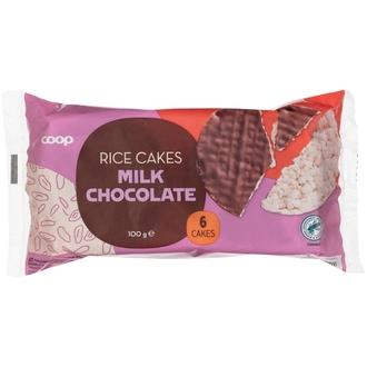 Coop riisikakut maitosuklaa gluteeniton 100 g
