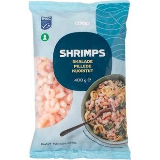 Coop kuoritut katkaravut 400 g pakaste