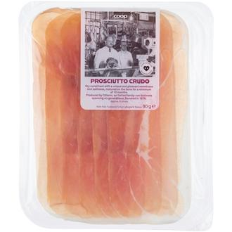 Coop Prosciutto Crudo ilmakuivattu kinkku 80 g