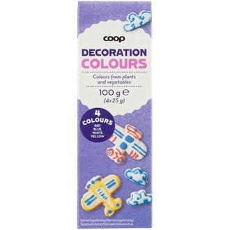 Coop sokerikuorrutteet 100 g (4x25g)