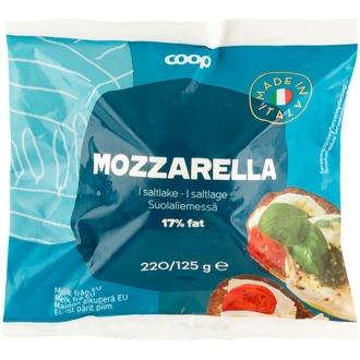 Coop mozzarella 220/125 g