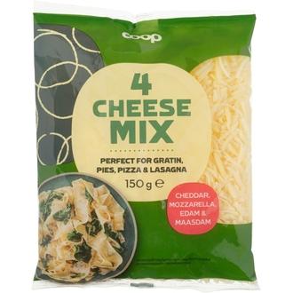 Coop 4-Mix juustoraaste 150 g