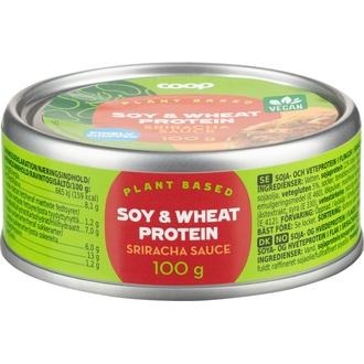 Coop soija- ja vehnäproteiini hiutaleena sriracha 100 g