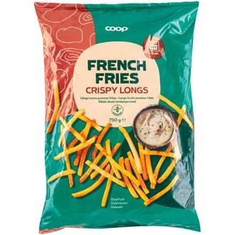 Coop Crispy Longs pitkät ranskanperunat 750 g pakaste