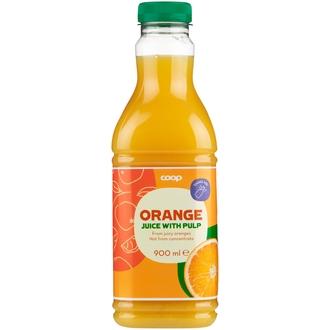 Coop appelsiinitäysmehu 900 ml