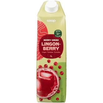 Coop puolukkamehujuoma 1 l