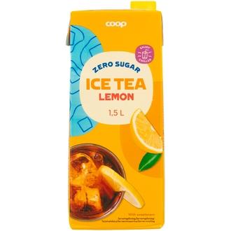 Coop jäätee sitruuna sokeriton 1,5 l