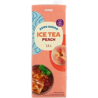Coop jäätee persikka sokeriton 1,5 l