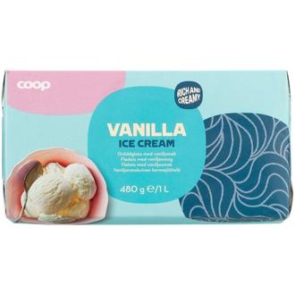 Coop vaniljakermajäätelö 1 l