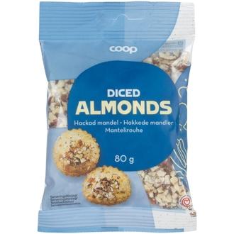 Coop mantelirouhe kuorimattomista manteleista 80 g