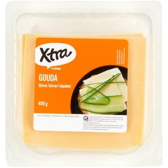 Xtra Gouda 27 % juustoviipaleet 400 g