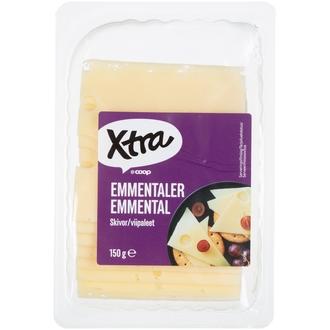 Xtra Emmental 29 % juustoviipaleet 150 g