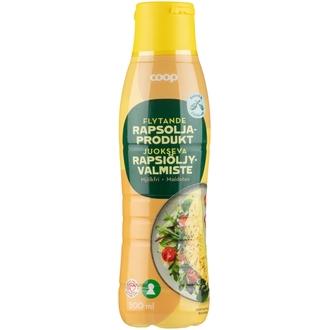 Coop Juokseva rapsiöljyvalmiste 500 ml