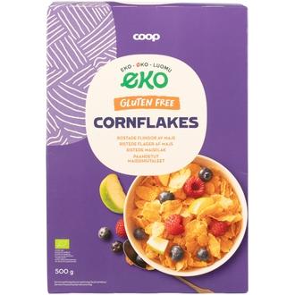 Coop paahdetut luomumaissihiutaleet gluteeniton 500 g