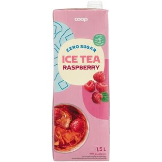 Coop jäätee vadelma sokeriton 1,5 l