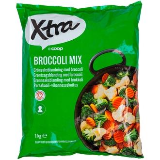 Xtra Broccoli mix parsakaali-vihannessekoitus 1kg pakaste