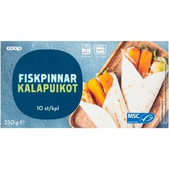 Coop kalapuikot MSC 250 g pakaste