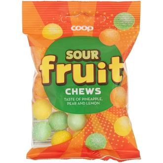 Coop Sour Fruit chews makeissekoitus 80 g