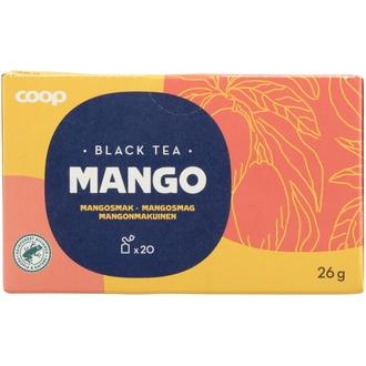Coop musta tee mango 20 x 1,3 g