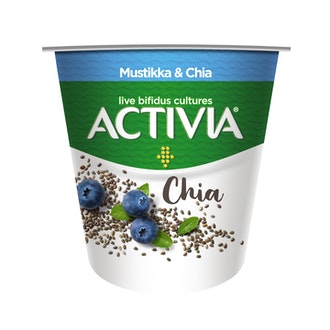 Danone Activia jogurtti 140g mustikka-chia