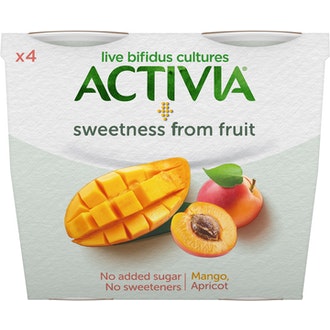 Danone Activia 4x110g trooppinen mango-aprikoosijogurtti
