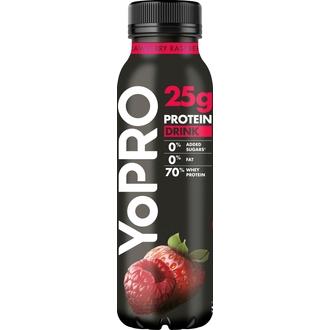 Danone YoPro juotava jogurtti, runsasproteiininen, mansikka-vadelma, laktoositon 300g