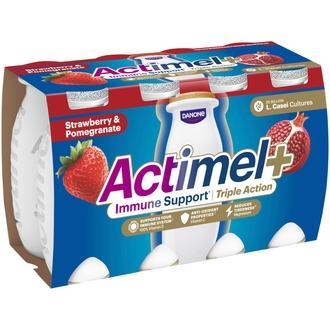 Danone Actimel Juotava jogurtti, mansikka-granaattiomena 8x100g