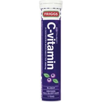 Friggs C-vitamiini mustikka poretabletti 20kpl