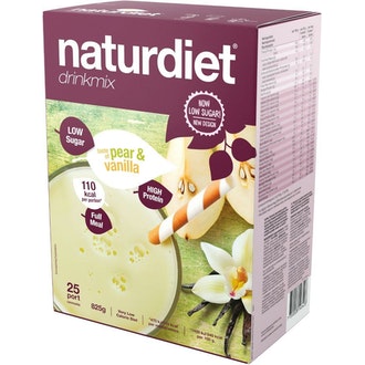 Naturdiet Drinkmix 25ps päärynä vanilja