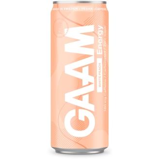 GAAM Energy 330ml White Peach