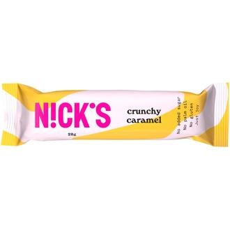 Nick\'s crunchy caramel suklaapatukka 28g
