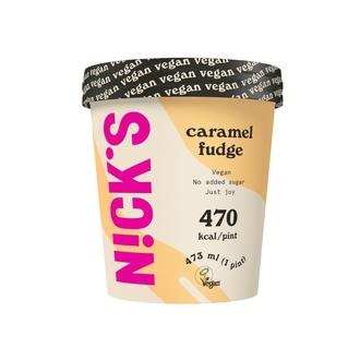 Nick\'s Vegan caramel fudge vegaaninen jäätelö 473ml