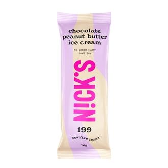 Nick’s Nick\'s Chocolate peanut butter jäätelö 76g