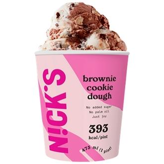 Nick’s Nick\'s Brownie cookie dough jäätelö 473ml/306g