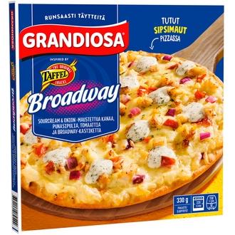 Grandiosa inspired by Taffel Broadway kiviuuni pakastepizza 330g