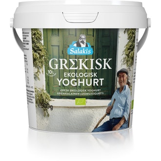 Salakis kreikkalainen jogurtti 500g 10% luomu