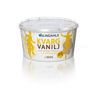 Lindahls maitorahka 500g 0,2% vanilja