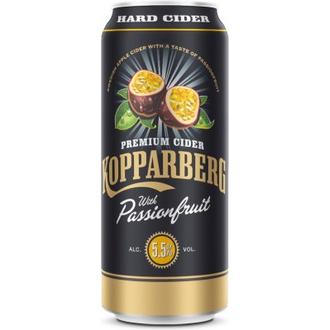 Kopparberg Hard Cider Passionfruit 5,5%, Passionhedelmän Makuinen Omenasiideri Tölkki 44Cl