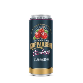 Kopparberg Karpalo 0%, Karpalon makuinen alkoholiton omenasiideri tölkki 50cl