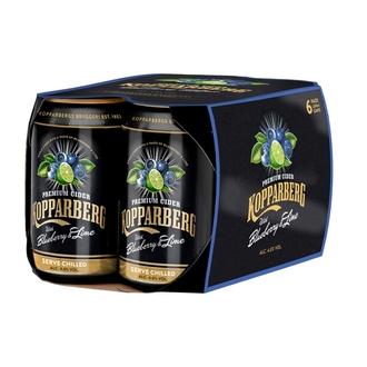 Premium Cider Kopparberg With Blueberry & Lime 4,0%  33Cl, Mustikan & Limen Makuinen Omenasiideri