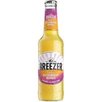 Breezer Passionhedelmä&Mango juomasekoitus 4 % lasipullo 0,275 L