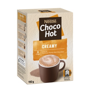 Nestlé 8kpl/192g Choco Hot Creamy maitokaakaojuomajauhe annospussi