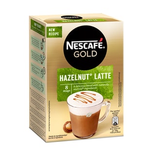 Nescafe Gold pikakahvi 8kpl/136g Hazelnut latte
