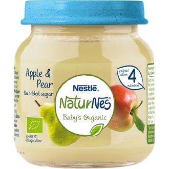 Nestlé Naturnes 125G Luomu Omenaa Ja Päärynää Hedelmäsose 4Kk